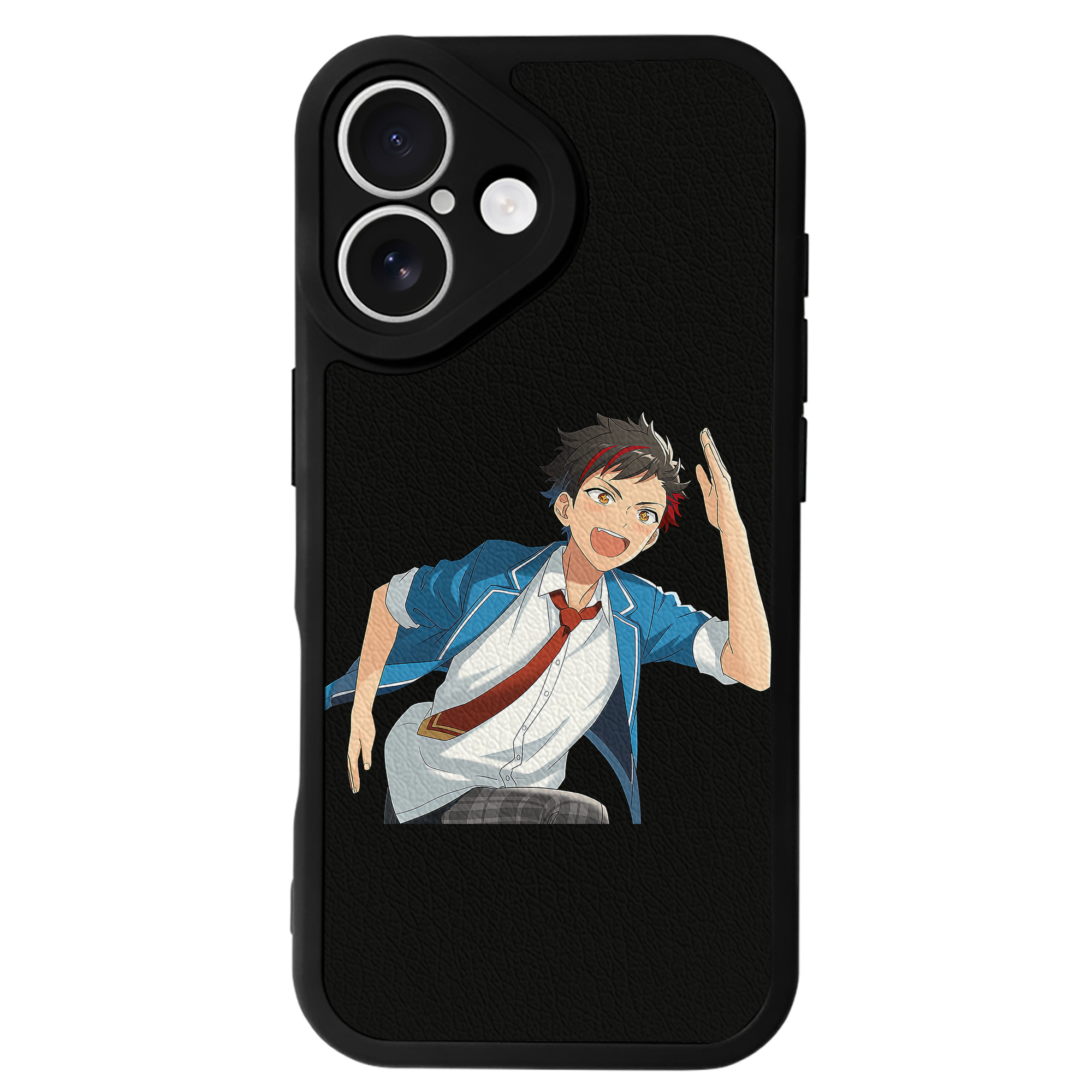 （画像用） あんさんぶるスターズ! Ensemble Stars 【iPhone 16シリーズ対応】シリコンスマホケース（レザー調） 材質：シリコン